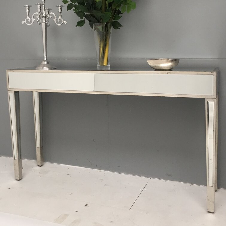 Wide console shop table